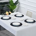 thumbnail image 4 of WOBOGO Blue Iris Pattern Round Placemats Set of 6 Heat Resistant Washable Kitchen Table Decorations 15.4in, 4 of 7