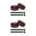 thumbnail image 2 of ZheElen 2 Pièces Poignée de Vélo Bar Tapes Anti-Dérapant Route Vélo Enveloppe Ceintures Absorption des Chocs Anti-vibration EVA Accessoires Rouge 2Set, 2 of 6