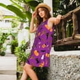 thumbnail image 2 of Balery Halloween2 Vestidos de verano para mujer con estampado: vestido holgado sin mangas, vestido playero informal y cómodo para días calurosos., 2 of 7