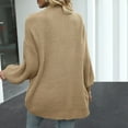 thumbnail image 5 of WFJCJPAF Clearance! Sweater for Women under $10,Fashion Women Casual Long Sleeve Long Sweater Coat Cardigan Blouse Tops - Khaki M, 5 of 9