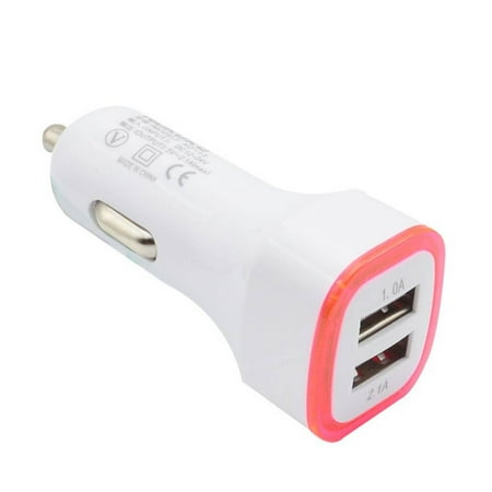 Cell Phone Gps Camera - Joyfeel LED Dual USB Car Charger Cigarette Lighter Car Charger for GPS Mobile Phone MP3 PDA Bluetooth Headset Digital Camera