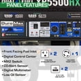 thumbnail image 5 of DuroMax XP5500HX 5,500 Watt Portable Dual Fuel Gas Propane CO Alert Generator, 5 of 13