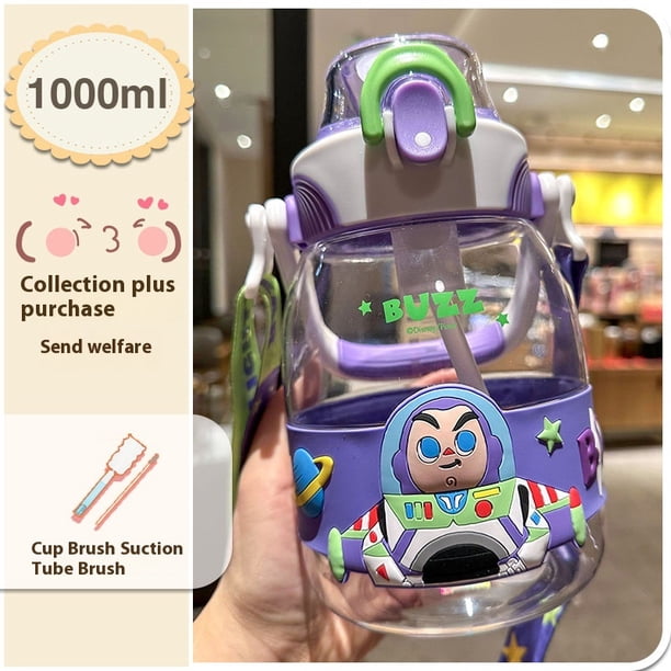 Disney Stitch-taza de agua de plástico resistente a altas temperaturas para niños, taza de gran capacidad para el vientre, grado alimenticio