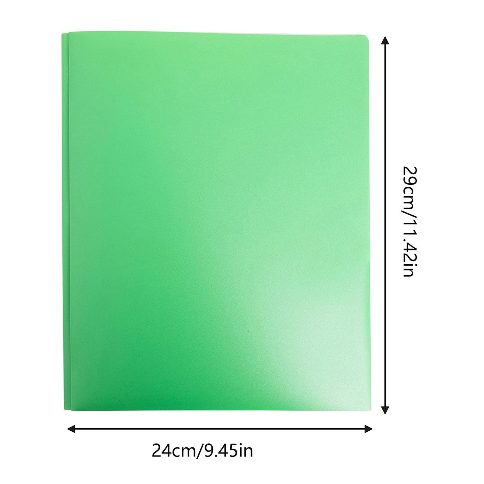 Dunwell Colored Plastic Folder With Pockets And Prongs (Assorted Colors 3 Pack) Colorful Folders With & School Folders With Fasteners