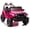 Pink, variant on iRerts 12V Ride on Cars with Remote Control, Powered Ride on Toys Truck with Bluetooth, Music, MP3/USB Port, Detachable Steering Wheel, Electric Cars for Kids Boys Girls 3-6 Ages, Black