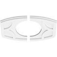 thumbnail image 3 of 34"W x 22 5/8"H x 7"ID x 18 1/4"C x 1"P Kailey Architectural Grade PVC Contemporary Ceiling Medallion, Two Piece, 3 of 7