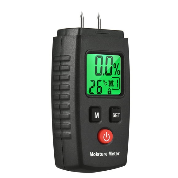 Moisture tester,Wood Meter Wood Moisture Furniture Floor Wood Meter Moisture Firewood Rusuo Iuppa