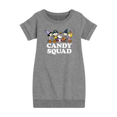 

Peanuts - Candy Squad - Toddler And Youth Girls Fleece Dress