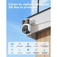thumbnail image 2 of Cámara De Seguridad Wifi 8mp Doble Lente 40 Led,Audio Bidireccional Visión Nocturna Eo Safe Imports Blanca, 2 of 5