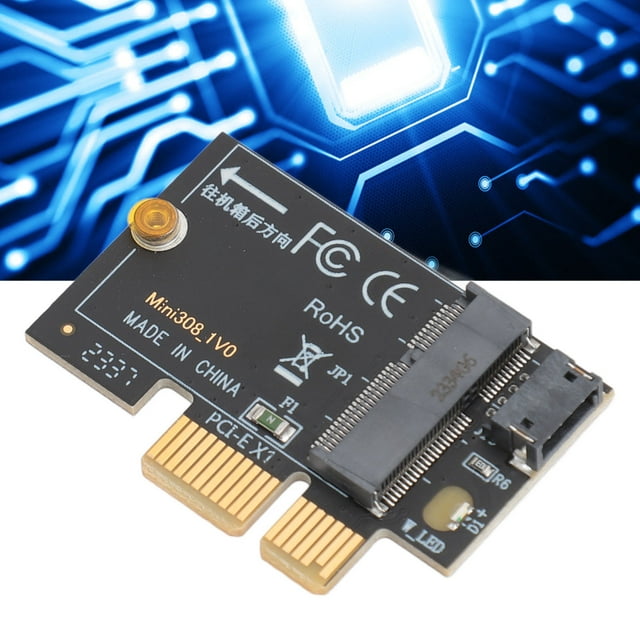 Tarjeta Adaptadora M.2, Mini Plug And Play Enchufable Que Ahorra Espacio Transmisión De Datos De Alta Velocidad Tarjeta Adaptadora M.2 A PCIE X1 Para Escritorio