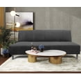 thumbnail image 2 of Sofa Cama Reclinable El Bazar Store Miami Gris Oxford terciopelo, 2 of 6