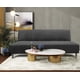 thumbnail image 2 of Sofa Cama Reclinable El Bazar Store Miami Gris Oxford terciopelo, 2 of 6