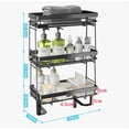 thumbnail image 2 of Estante Organizador Para Baño Sobre El Inodoro De 3 Niveles Modelo Negro, 2 of 4