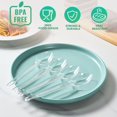 thumbnail image 4 of 360 Count 6.2 Inch Clear Plastic Spoons Heavy Duty, Solid and Durable Premium Bulk, Suitable for Catering, Parties, Events and Everyday Use, 4 of 4