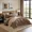 Brown, variant on Catami Soft Solid 7-piece Bed in a Bag Comforter Set with Sheets,Dark Green,Queen