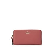 Kate Spade Jackson Street Lacey Ladies Small Coral Leather Ziparound Wallet PWRU5596897