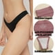thumbnail image 5 of FINETOO-ropa interior de satén de seda sin costuras para mujer, tangas de cintura baja, Bikini Sexy de Color sólido, lencería íntima elástica, 4 piezas, 5 of 5