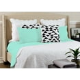 thumbnail image 5 of Comfy Bamboo World Series 90gsm 4pc Microfiber Bedsheets Sheet Set, Full Size Bed, Light Green, 5 of 5