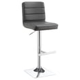 thumbnail image 5 of Bianca Upholstered Adjustable Bar Stool Grey (Set of 2), 5 of 9
