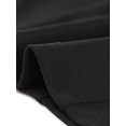 thumbnail image 5 of INSPIRE CHIC INSPIRE CHIC Women's Office Work Skirts Belted Waist Midi A-Line Pleated Skirt S Black, 5 of 7