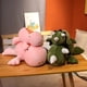 thumbnail image 5 of 1 pieza de 38/60 cm, precioso dinosaurio de peluche tumbado, triceratops, muñecos de peluche para niños, bebés, regalo de cumpleaños y Navidad, 5 of 5