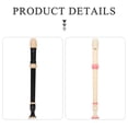 thumbnail image 3 of BEADCEST 1 Set of Beginner Durable Clarinet Clarinet Instrument ABS Assorted Color for Musicians, 3 of 4