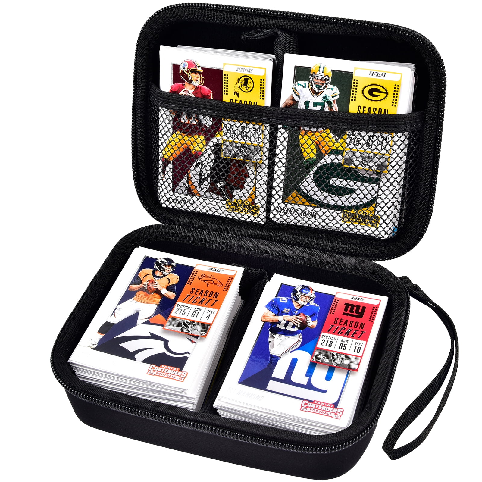 400 Trading Card Storage Box with Dividers Baseball Card Holder