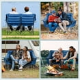 thumbnail image 5 of NAIZEA Double Camping Chair, Folding Camping Loveseat Duo Chair for Adults, Oversized Double Folding Chair, Camping Bench Lawn Chairs Patio Lounge Chairs for Adults, 5 of 7