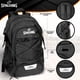 thumbnail image 2 of Mochila de baloncesto negra Spalding con compartimentos para pelotas y zapatos, 2 of 9