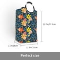 thumbnail image 3 of Lsque Blue Floral Laundry Basket, Laundry Hamper, Dirty Clothes Hamper for Laundry, Collapsible, Waterproof Laundry Baskets with Aluminum Handles for Laundry, Dorm, Family, 3 of 6
