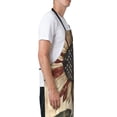 thumbnail image 3 of Naloa USA Sunflower Flag Apron Kitchen Aprons with Pockets for Women Men Chef, 3 of 8