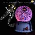 thumbnail image 2 of Amante Romántico Globo De Nieve Musical LED Pareja Bola De Cristal Caja De Música Nieve Automática Pulverización Cielo Ciudad Caja De Música Regalo De San Valentín ANGGREK Otros, 2 of 8