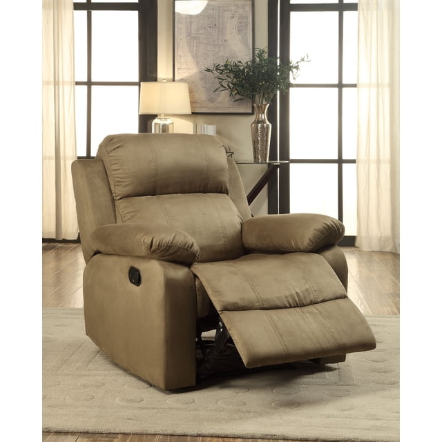 Fauteuil inclinable Parklon d'ACME, microfibre vert olive