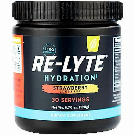Redmond Re-Lyte Electrolyte Drink Mix, Strawberry Lemonade-6.88 oz