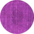 thumbnail image 1 of Ahgly Company Indoor Round Oriental Pink Industrial Area Rugs, 3' Round, 1 of 4