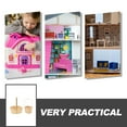 thumbnail image 3 of WHAMVOX 10Pcs Miniature Crates Bamboo Decoration Round For Small Item Organizer Beige, 3 of 6