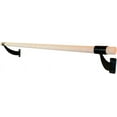 thumbnail image 6 of Ballet Barre Wall Mounted 6 FT Long Single Bar Black 2.0” Diameter | Fixed Height Ballet Barre System Traditional Wood | Home/Studio Ballet Bar, Dance Bar, Stretch Bar, Dancing/Stretching, 6 of 8