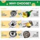 thumbnail image 2 of Lemon Squeezer Juicer 18/8 Stainless Steel Manual Citrus Juicer Press Hand Frui, 2 of 3