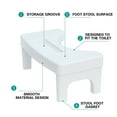 thumbnail image 5 of Ajauxi Toilet Stool,  Squatting Toilet Stool Poop Stool, Sturdy Potty Stool for Adults, Bathroom Stool, Portable Toilet Step Stool, Non-Slip Toilet Stool Squat Adult,  for Seniors Adult Kids, 5 of 5