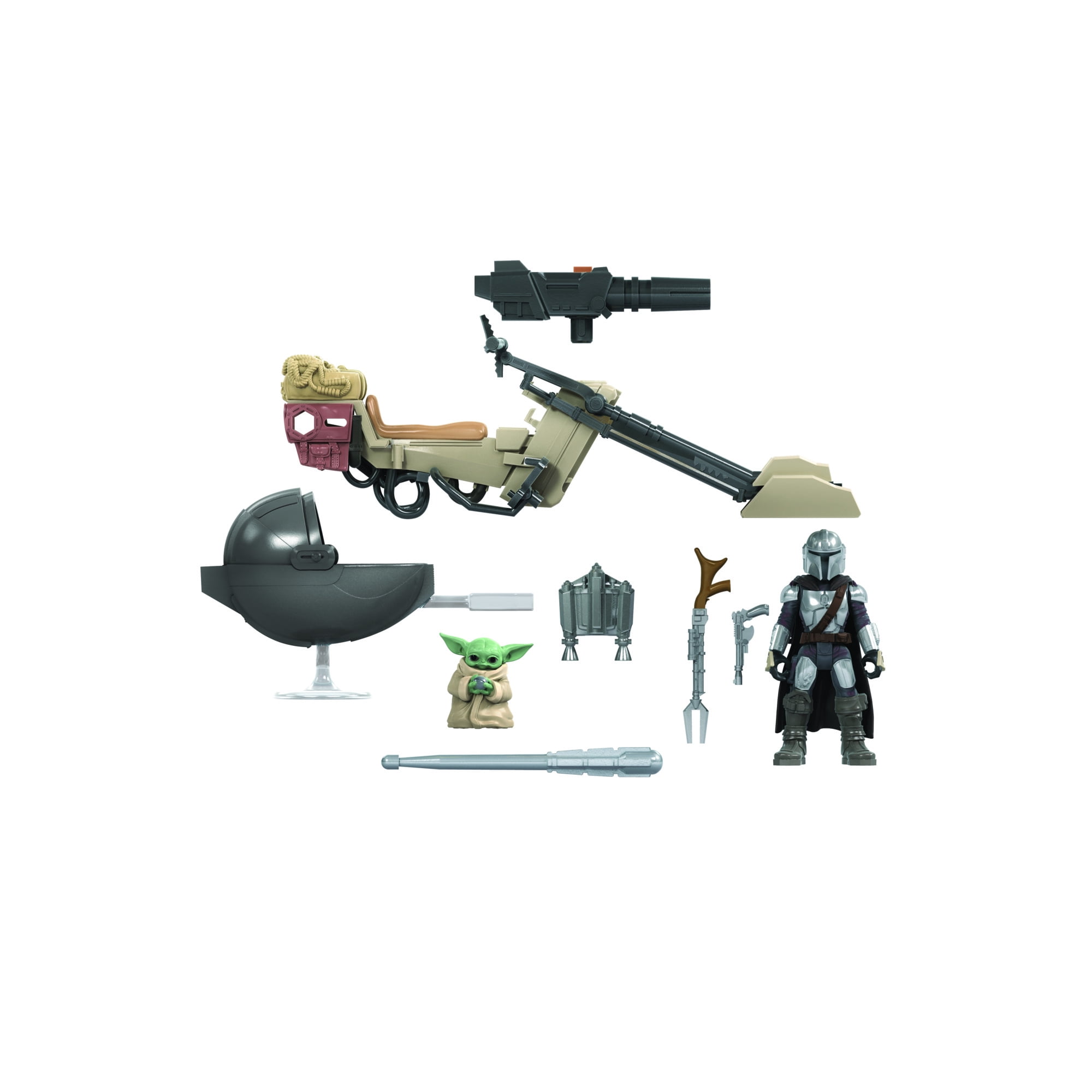 Star Wars Mission Fleet Mandalorian The Child Battle for the Bounty,  Includes 2 Figures