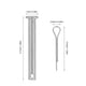 thumbnail image 2 of unbranded 10Jgo Kit De Shear Pin Para Blower Con Pasador Y Cotter Pin En Duradero, 2 of 8