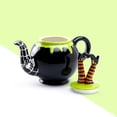 thumbnail image 3 of Potter's Studio Halloween Witch's Cauldron Teapot 36oz, 3 of 4