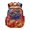 Orange Sports Car Splatter, variant on Orange Sports Car Splatter School Bag with Waterproof Durable Bookbag, Multi Pocket 17 Inch Casual Daypack for Back to School Travel Primary School