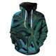 thumbnail image 1 of Sudadera con capucha y cremallera para hombre, diseño de mariposa de dibujos animados, divertida, de manga larga, holgada, informal, estilo Harajuku, hip hop, con estampado 3D, 1 of 6