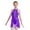 Purple, variant on iEFiEL Kids Girls Lyrical Dance Dress Cutout Back Latin Jazz Gymnastics Leotard Stage Performance Costume Burgundy 10