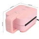 thumbnail image 4 of Pink Mini Sandwich Toaster 650W Portable Waffle Maker Electric Panini Maker for Dorms Apartments, 4 of 4