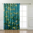 Almond Flower By Vincent Floral Curtains for Windows Drapes Modern