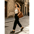 thumbnail image 6 of HOBIBEAR Women's Leather Loafers|Slip On Wide Toe Box Comfortable Barefoot Flats, 6 of 6