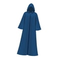 thumbnail image 2 of Capa de Halloween Hugo Disfraz de Cosplay Vintage Azul XXL, 2 of 9