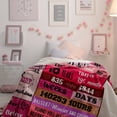thumbnail image 2 of DALIHUA Sweet 16 Gifts for Girls Blanket 16th Birthday Gifts for Girls Decorations 16 Year Old Girl Gift for Birthday Fleece Blankets Sweet Sixteen 60x80inches, 2 of 5